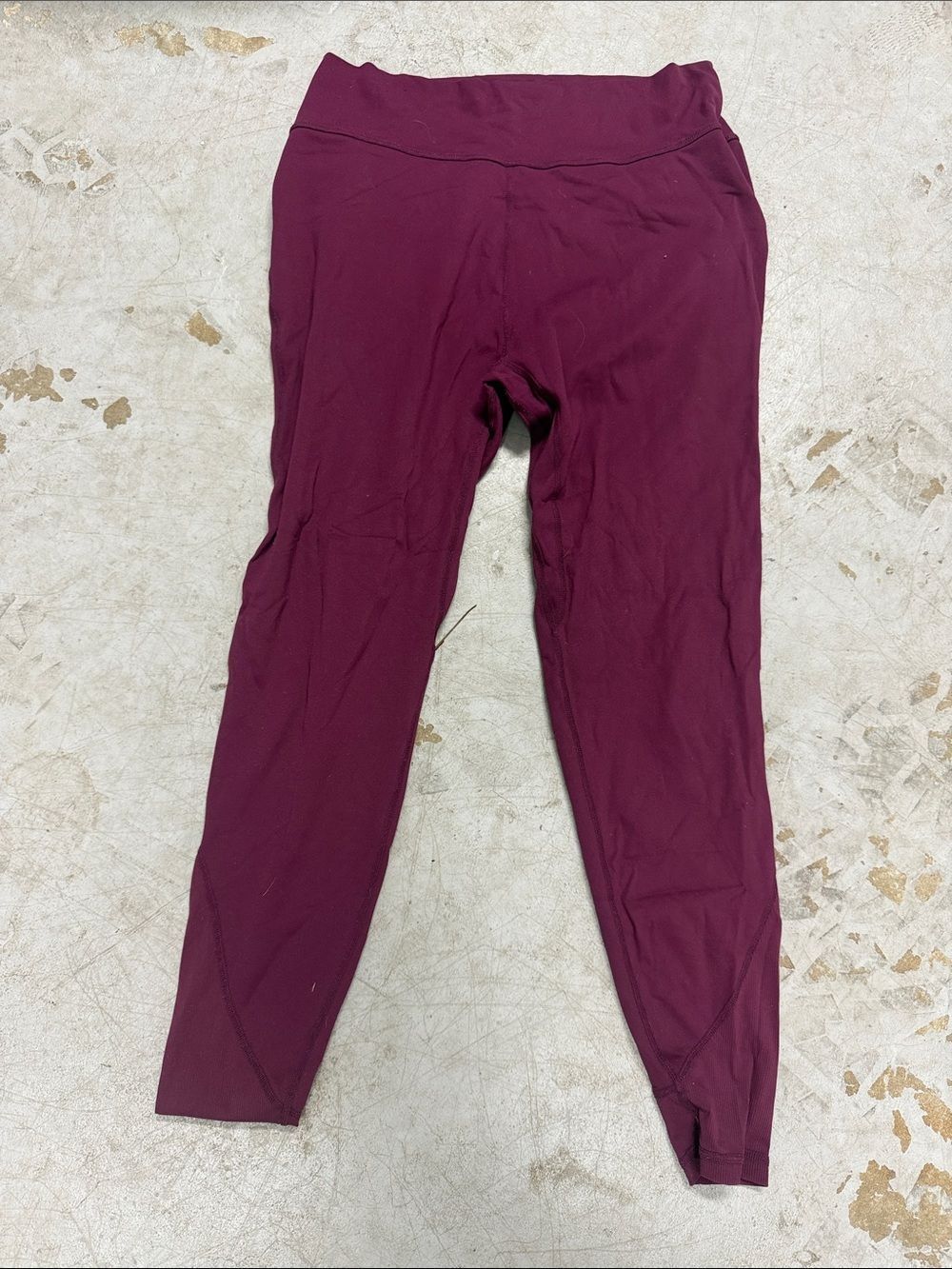 STORI Maroon Active Leggings - Size 12 - LIKE NEW